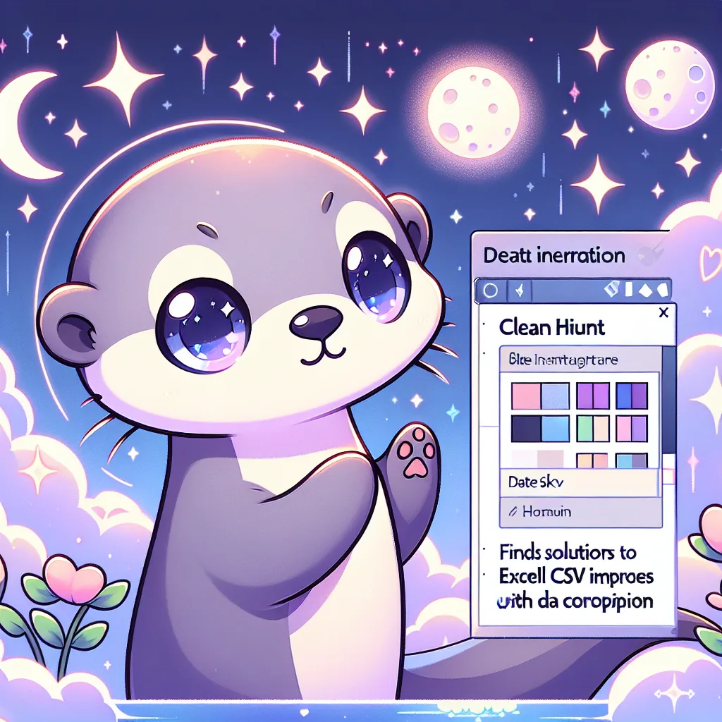 엑셀 CSV 불러오기 시 날짜 깨짐 문제 해결 방법